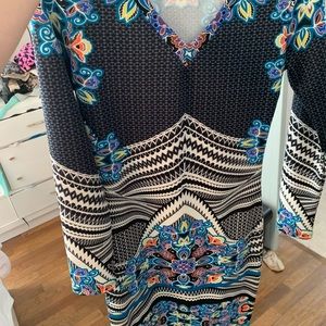 Midi multicolored dress